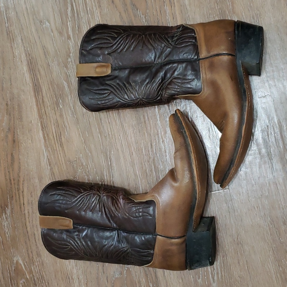 (9½EE) Western Country Farmhouse Embroidered Riding Outdoor Classic Cowboy